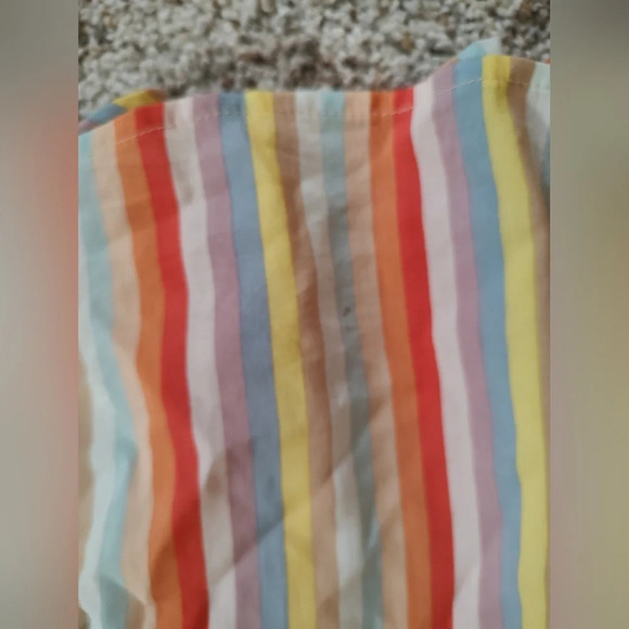 Anthropology Another Love Rumi button front dress oceanside stripe Small - Picture 6 of 9